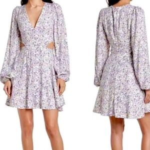 Nordstrom floral cut out dress